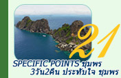 Specific Points: ดำน้ำตื้นทะเลชุมพร